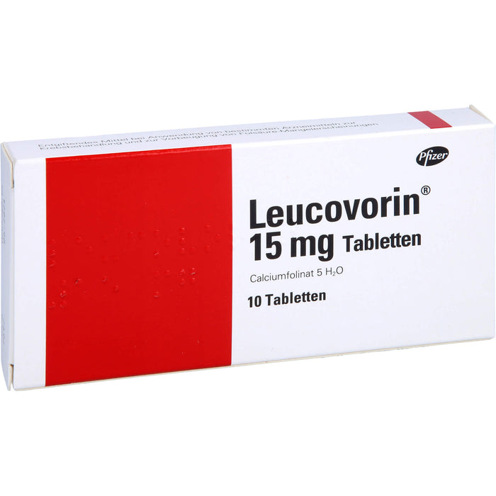 Leucovorin 15 mg Tabletten, 10 pcs. Tablets