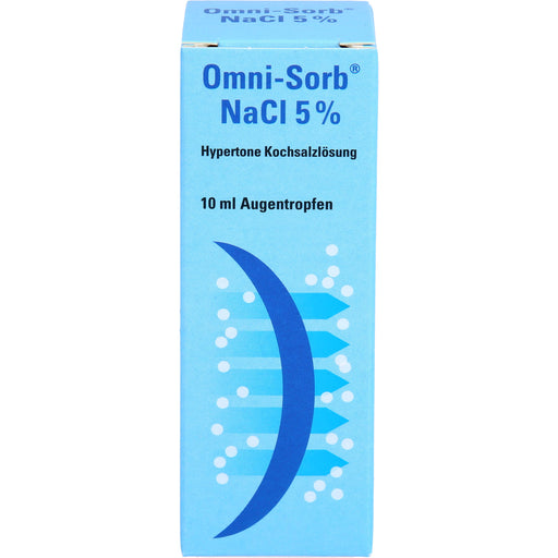 Omni-Sorb Augentropfen zur Entquellung von Hornhautödemen  und zur Wiederherstellung des osmotischen Hornhautgleichgewichts, 10 ml Lösung