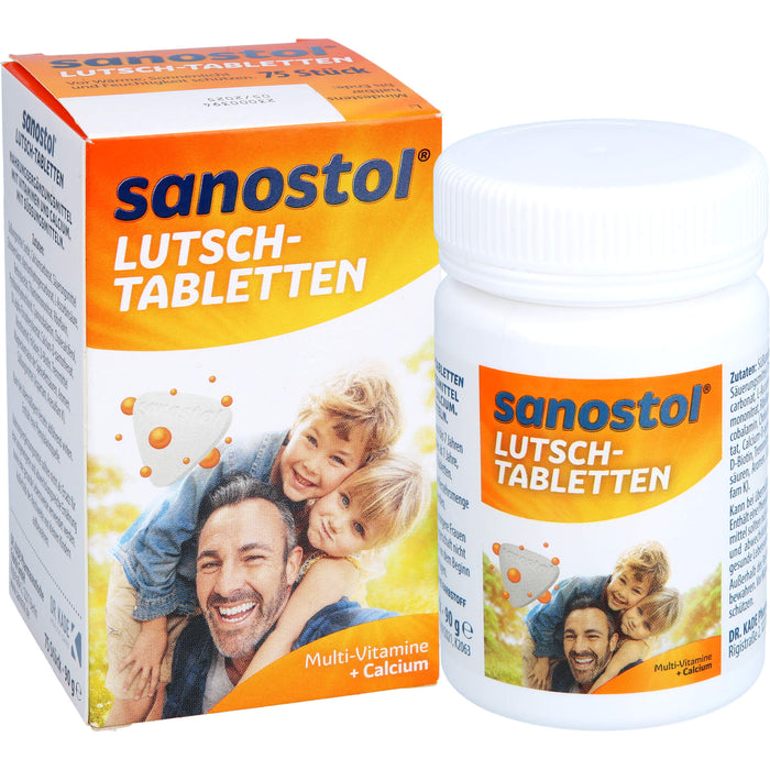 Sanostol Lutsch-Tabletten, 75 St. Tabletten