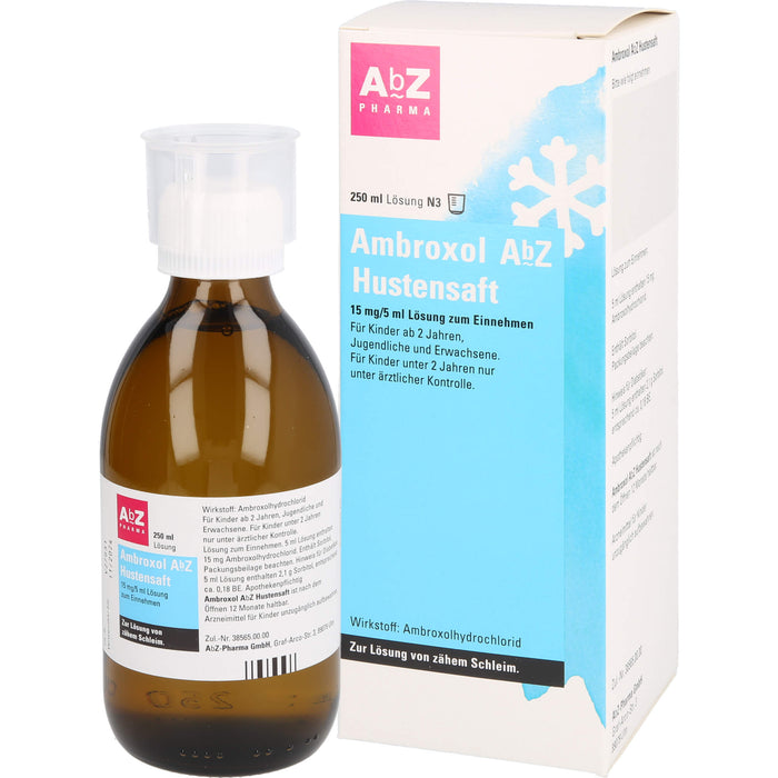Ambroxol AbZ Hustensaft, 15 mg/5 ml Lösung zum Einnehmen, 250 ml Solution