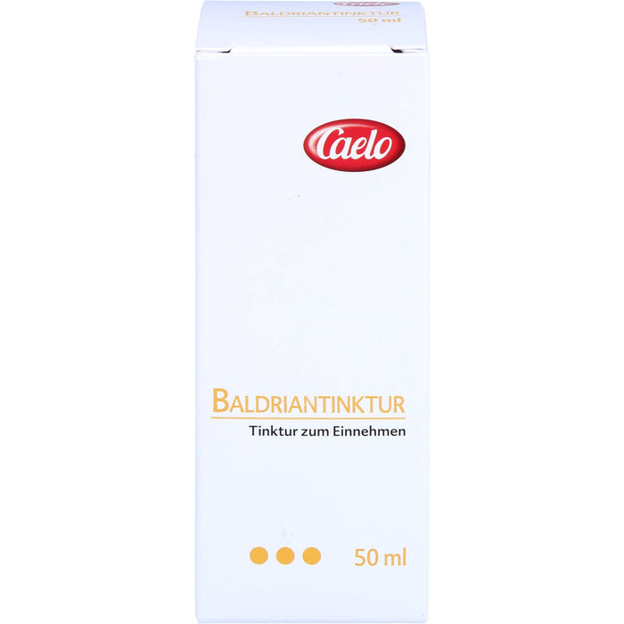 Caelo Baldriantinktur zur Beruhigung bei Einschlafstörungen, 50 ml Lösung