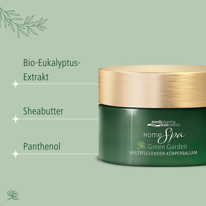 Medipharma Cosmetics Home Spa Green Garden hautpflegender Körperbalsam, 250 ml Baume