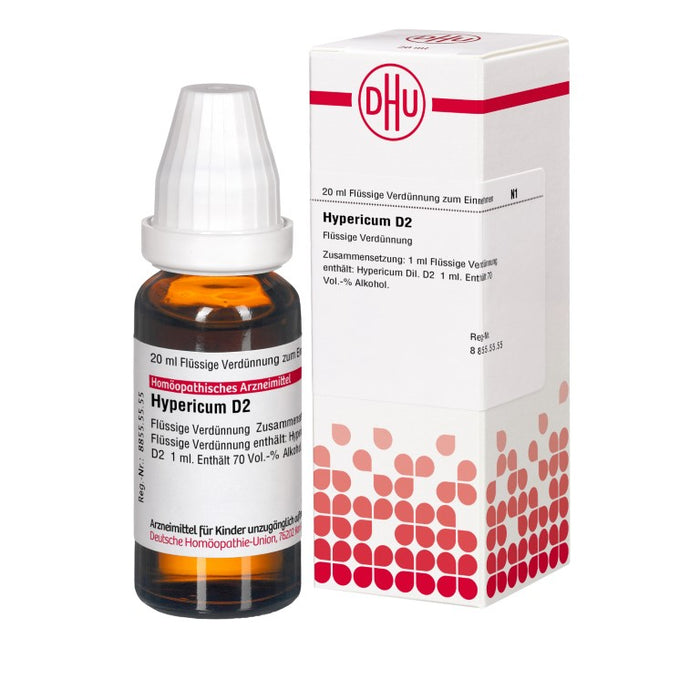 DHU Hypericum D2 Dilution, 20 ml Solution