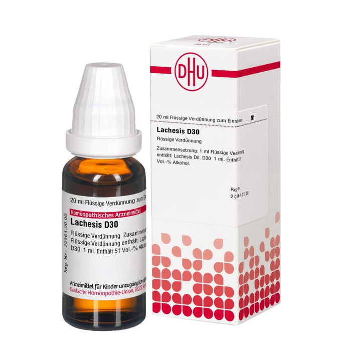 DHU Lachesis D30 Dilution, 20 ml Solution