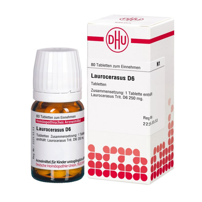 Laurocerasus D6 DHU Tabletten, 80 pc Tablettes