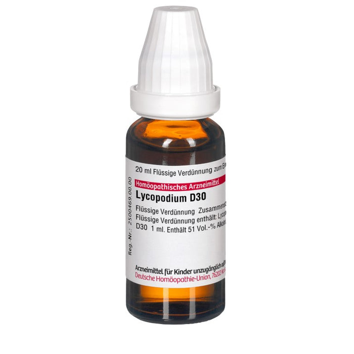 DHU Lycopodium D30 Dilution, 20 ml Solution