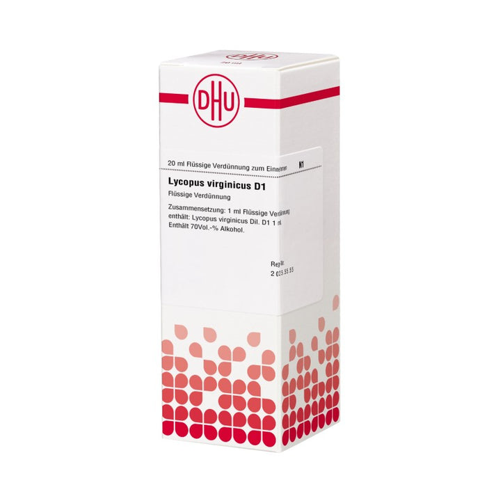 DHU Lycopus virginicus D1 Dilution, 20 ml Solution