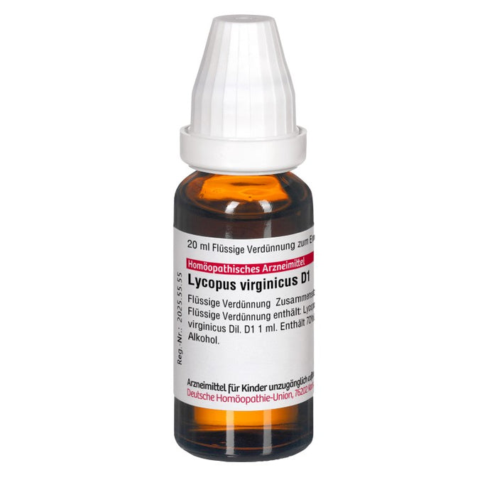 DHU Lycopus virginicus D1 Dilution, 20 ml Solution