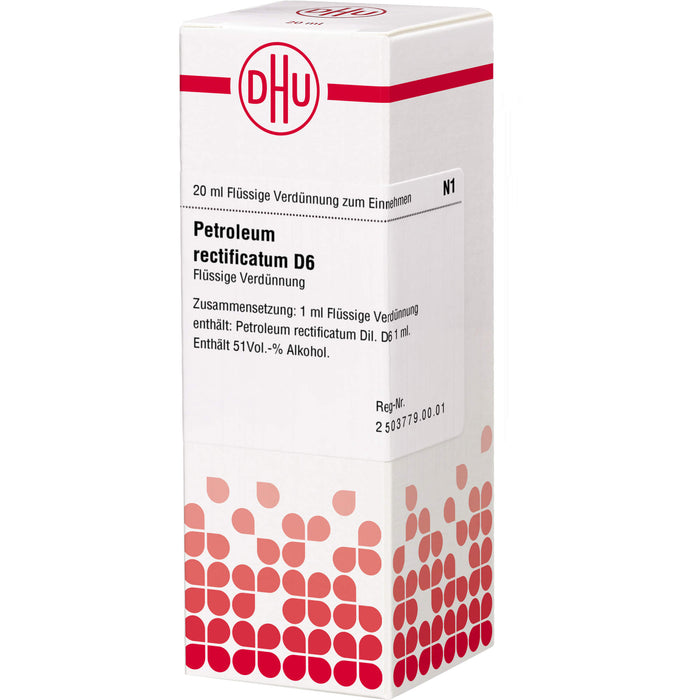 Petroleum rectificatum D6 DHU Dilution, 20 ml Lösung