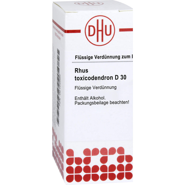 DHU Rhus toxicodendron D30 Dilution, 20 ml Solution