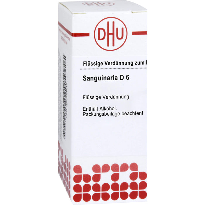 Sanguinaria D6 DHU Dilution, 20 ml Solution