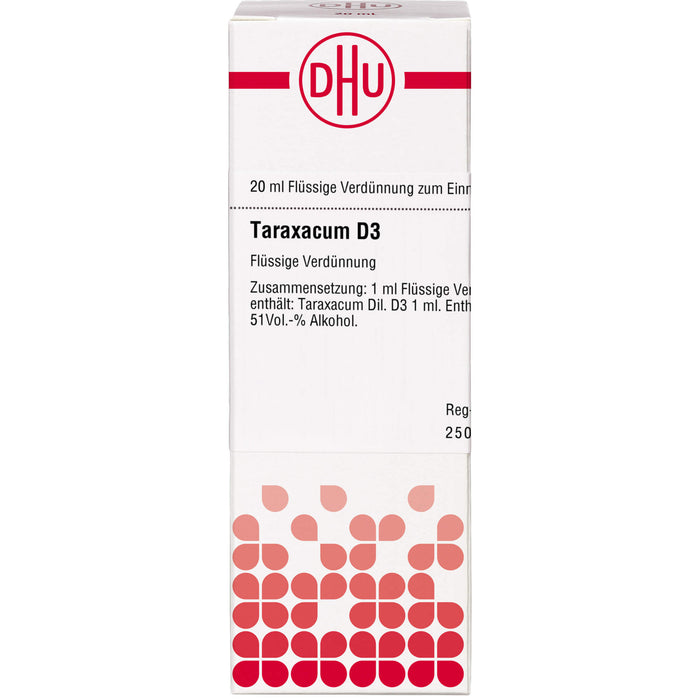Taraxacum D3 DHU Dilution, 20 ml Lösung