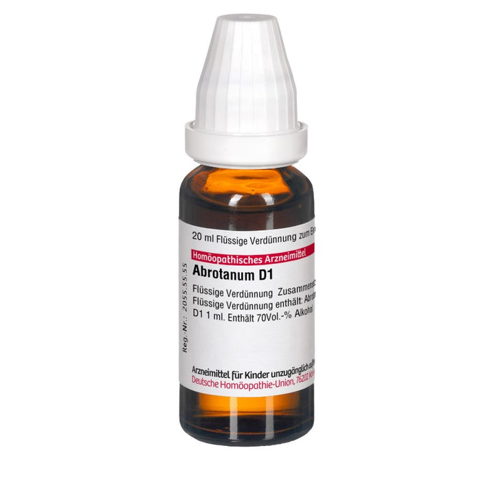 DHU Abrotanum D1 Dilution, 20 ml Solution