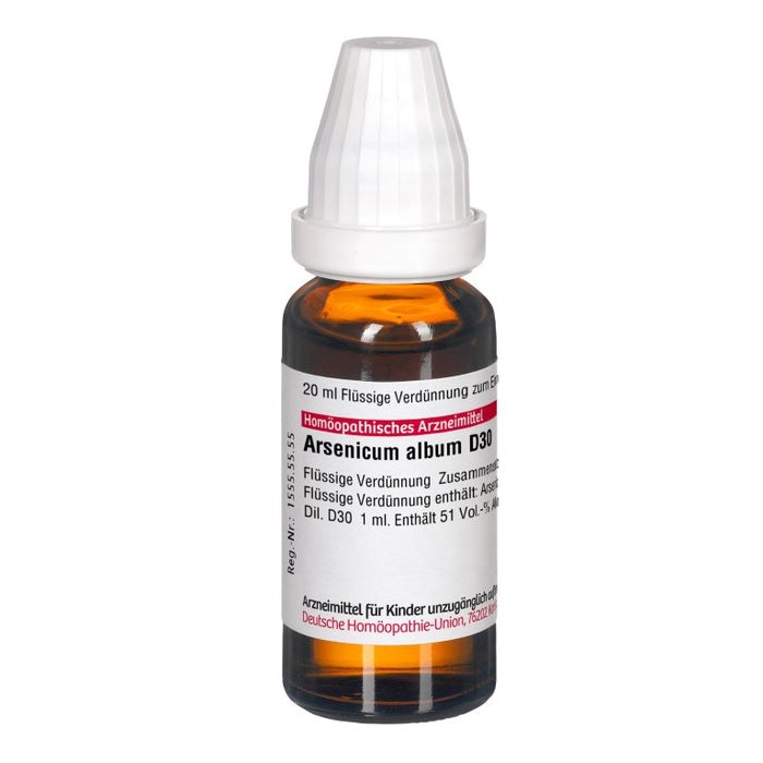 DHU Arsenicum album D30 Dilution, 20 ml Solution