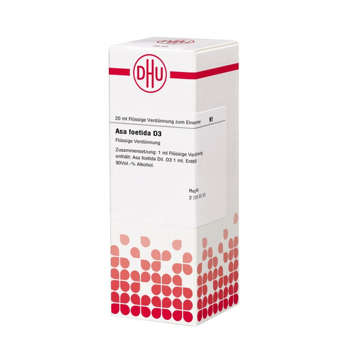 Asa foetida D3 DHU Dilution, 20 ml Solution