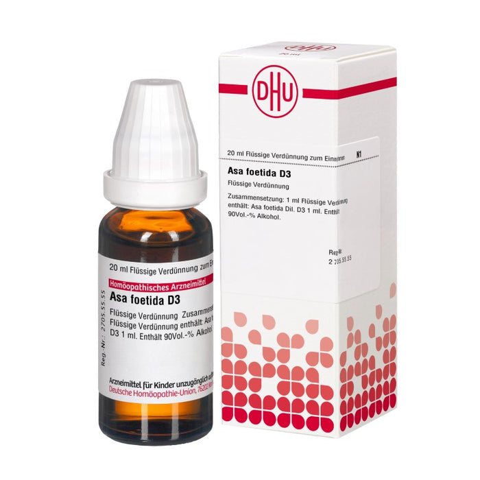 Asa foetida D3 DHU Dilution, 20 ml Solution
