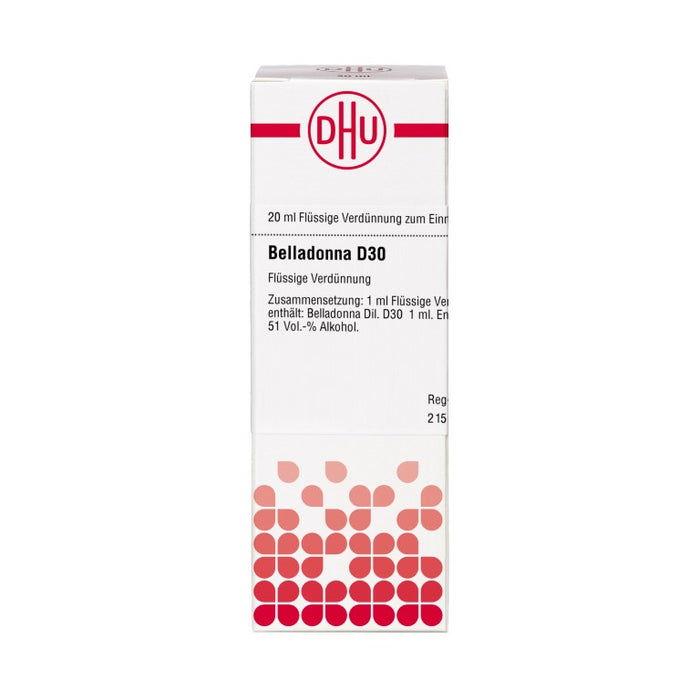 Belladonna D30 DHU Dilution, 20 ml Lösung