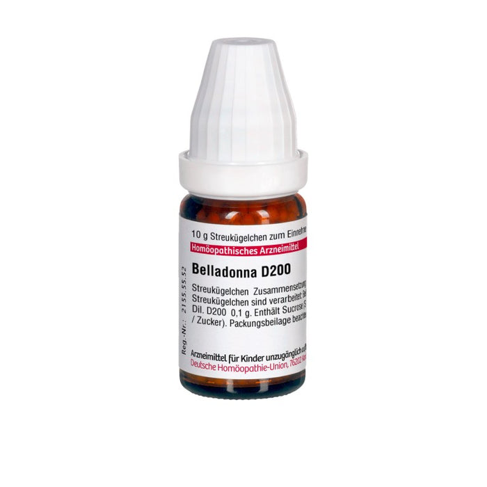 Belladonna D200 DHU Globuli, 10 g Globules