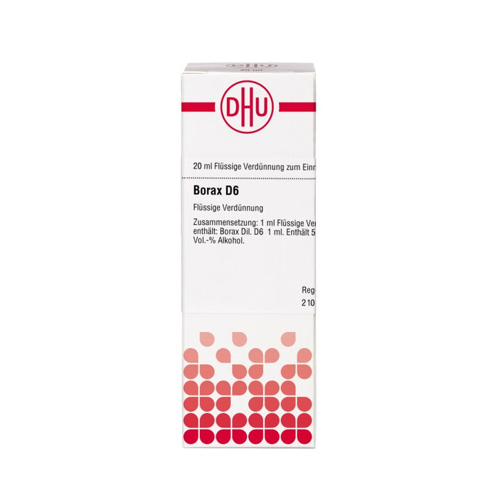 Borax D6 DHU Dilution, 20 ml Lösung