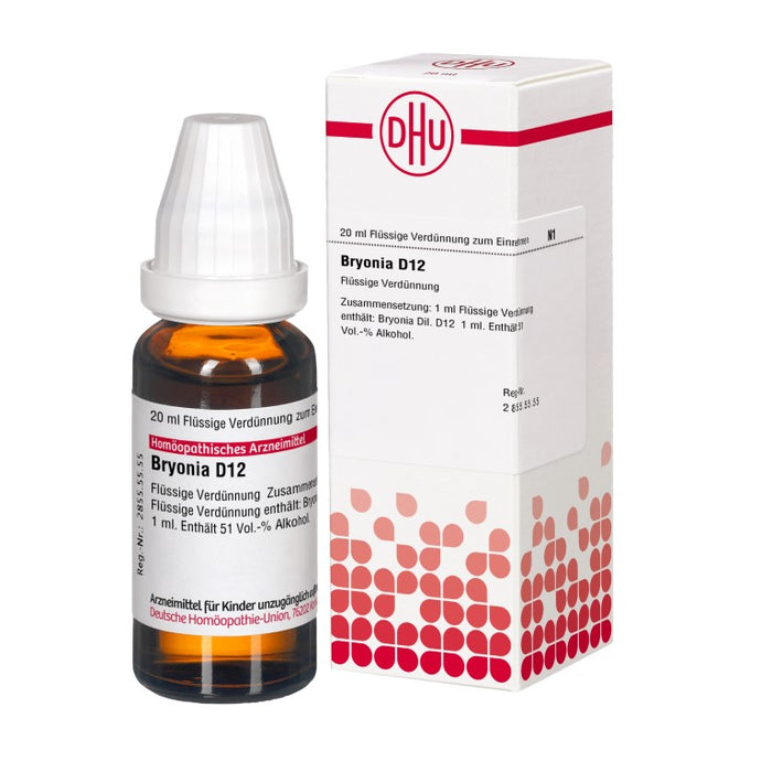 DHU Bryonia D12 Dilution, 20 ml Solution