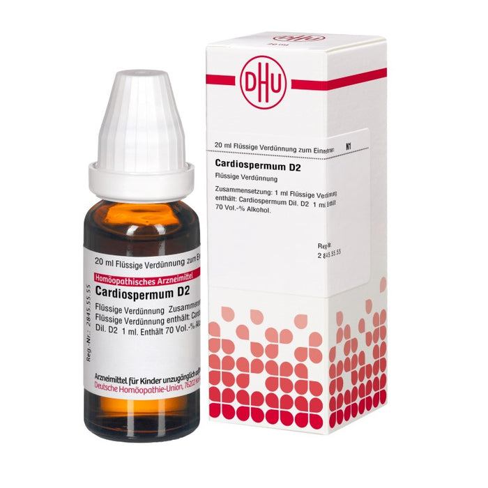DHU Cardiospermum D2 Dilution, 20 ml Solution