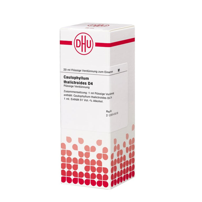 DHU Caulophyllum thalictroides D4 Dilution, 20 ml Solution