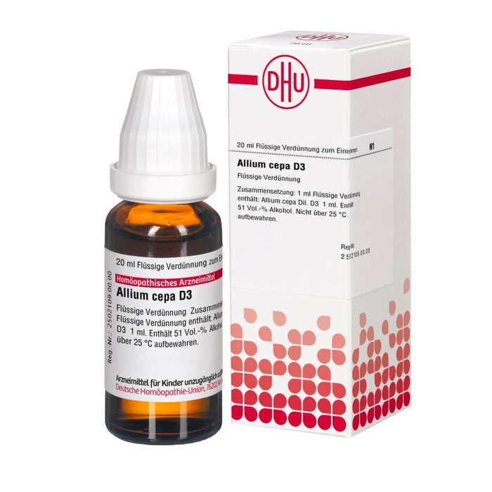 Allium cepa D3 DHU Dilution, 20 ml Lösung