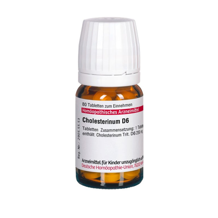 Cholesterinum D6 DHU Tabletten, 80 pcs. Tablets