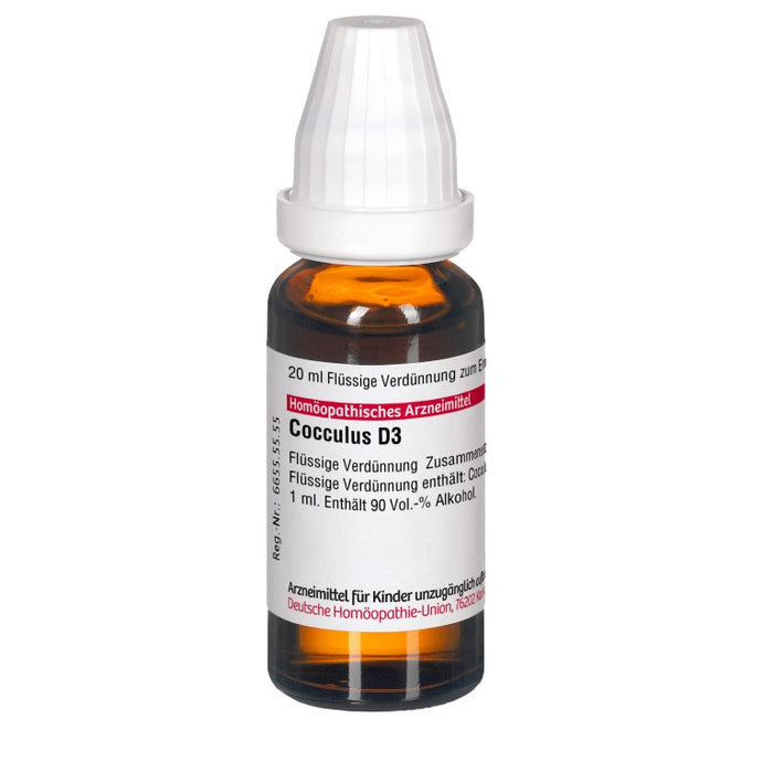 Cocculus D3 DHU Dilution, 20 ml Solution