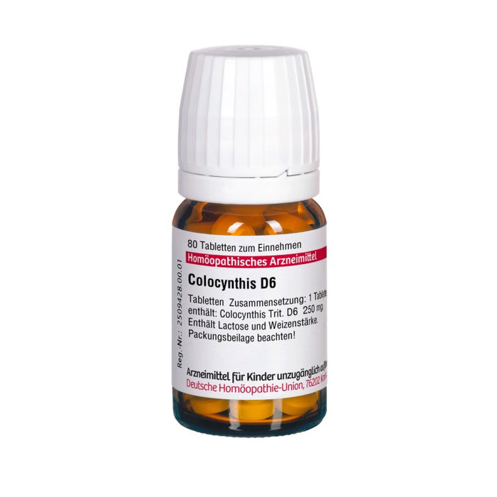 Colocynthis D6 DHU Tabletten, 80 pc Tablettes