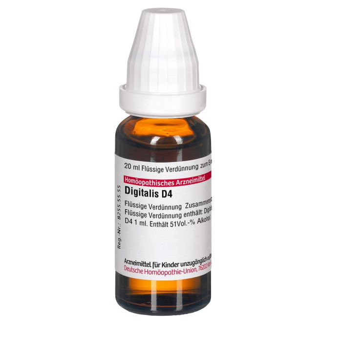 Digitalis D4 DHU Dilution, 20 ml Solution