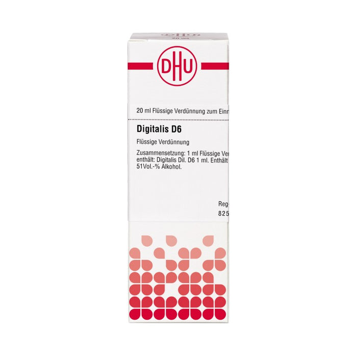 Digitalis D6 DHU Dilution, 20 ml Lösung