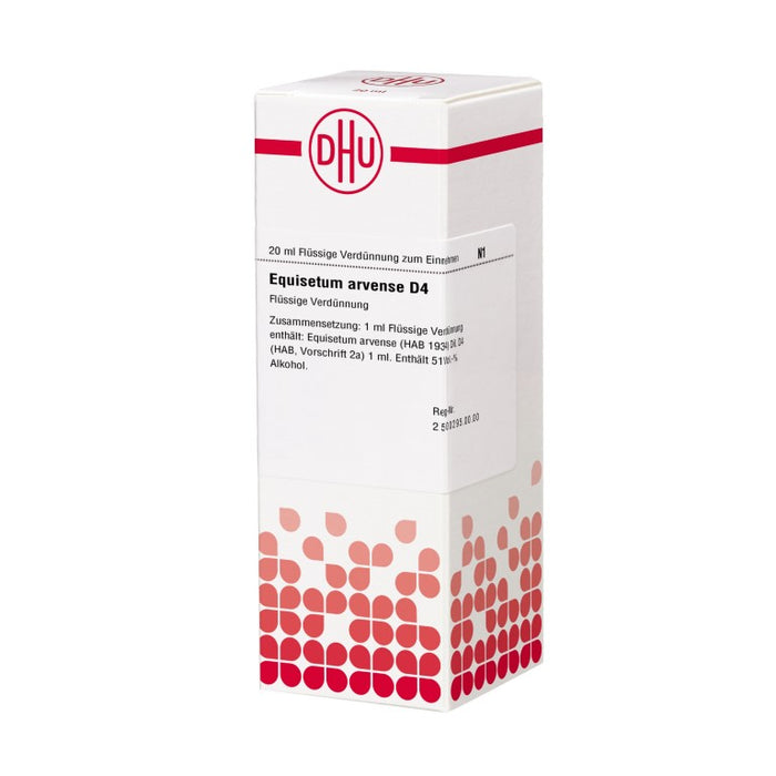 Equisetum arvense D4 DHU Dilution, 20 ml Lösung
