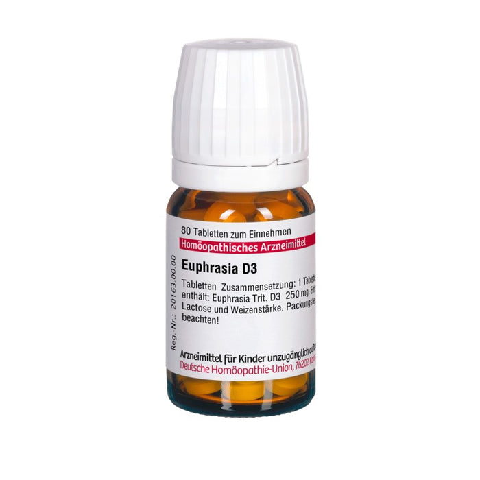 Euphrasia D3 DHU Tabletten, 80 pc Tablettes