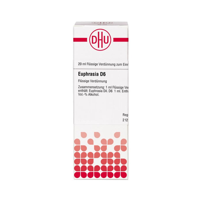 Euphrasia D6 DHU Dilution, 20 ml Lösung
