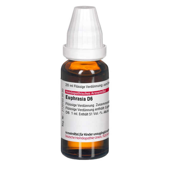 Euphrasia D6 DHU Dilution, 20 ml Solution