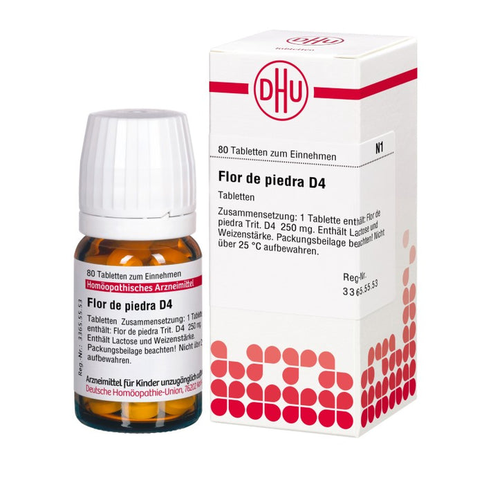 Flor de Piedra D4 DHU Tabletten, 80 pcs. Tablets