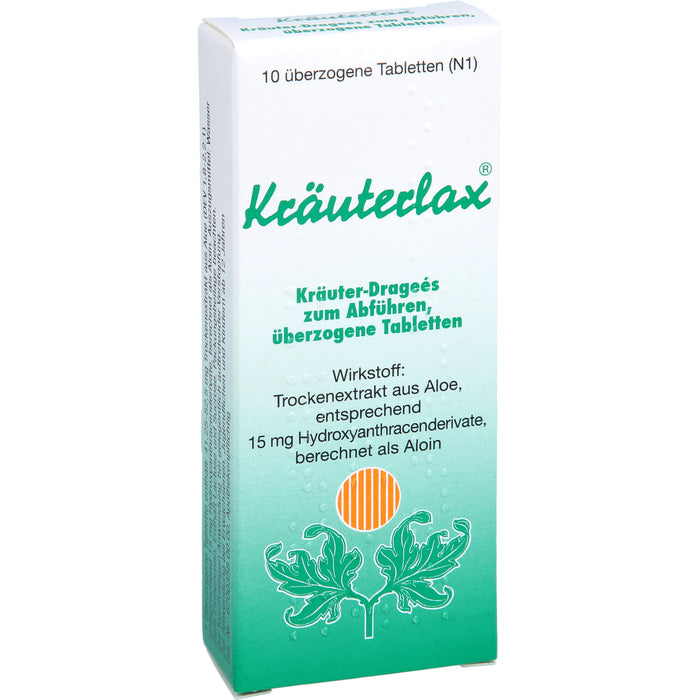 Kräuterlax Kräuter-Dragées zum Abführen, 10 pc Tablettes