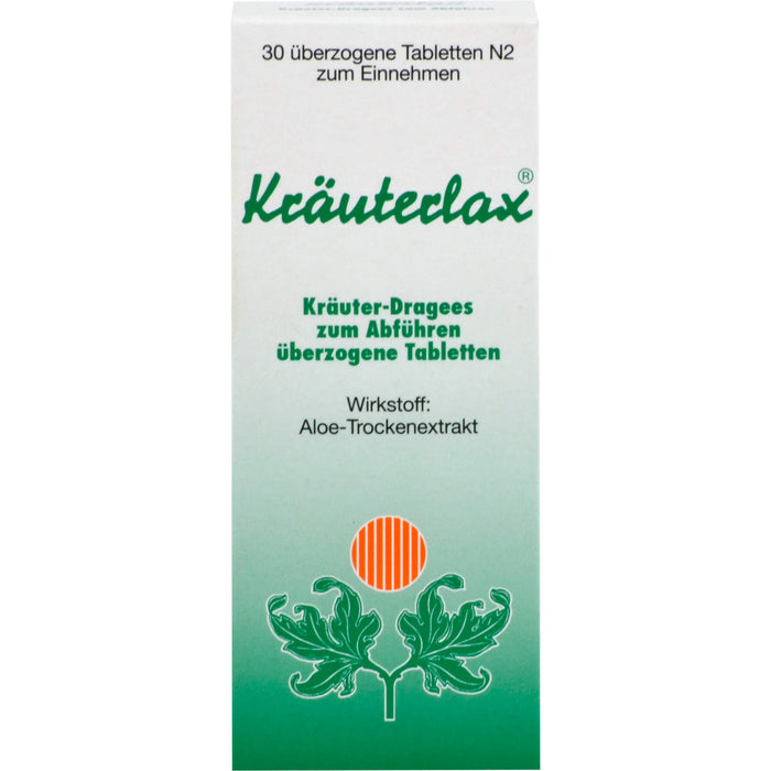 Kräuterlax Kräuter-Dragées zum Abführen, 30 pc Tablettes
