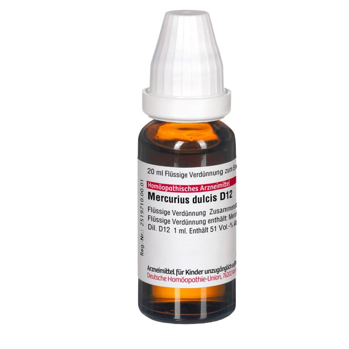 DHU Mercurius dulcis D12 Dilution, 20 ml Solution