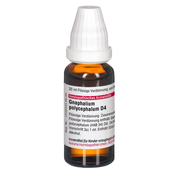 Gnaphalium polycephalum D4 DHU Dilution, 20 ml Solution