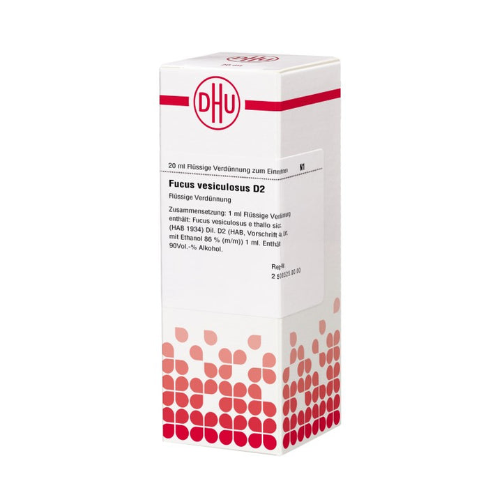 DHU Fucus vesiculosus D2 Dilution, 20 ml Solution