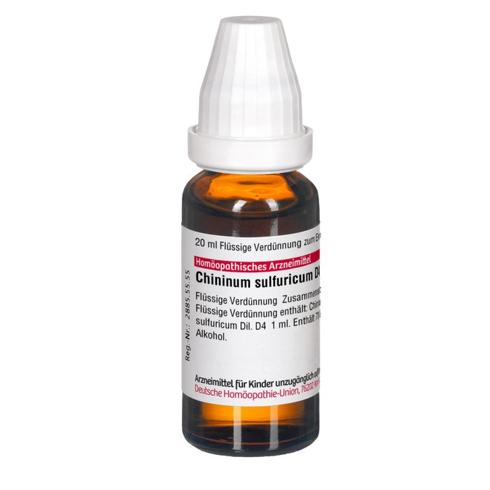 Chininum sulfuricum D4 DHU Dilution, 20 ml Solution