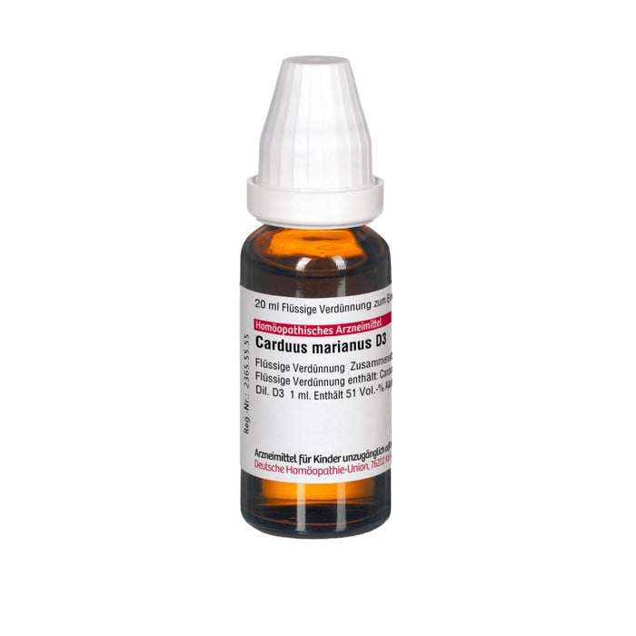 DHU Carduus marianus D3 Dilution, 20 ml Solution