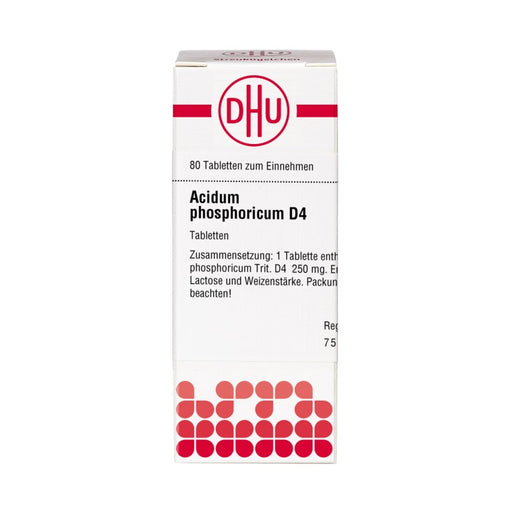 DHU Acidum phosphoricum D4 Tabletten, 80 St. Tabletten