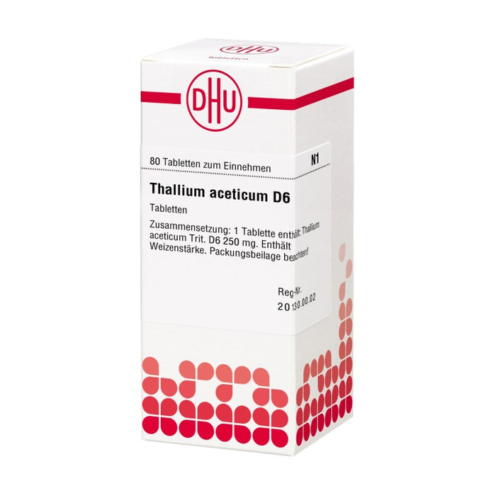 Thallium aceticum D6 DHU Tabletten, 80 pc Tablettes
