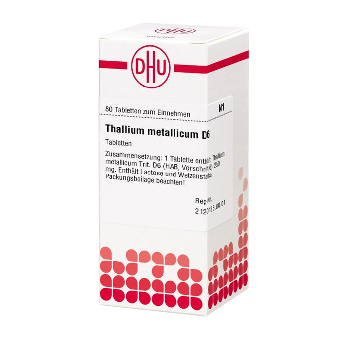 Thallium metallicum D6 DHU Tabletten, 80 pcs. Tablets