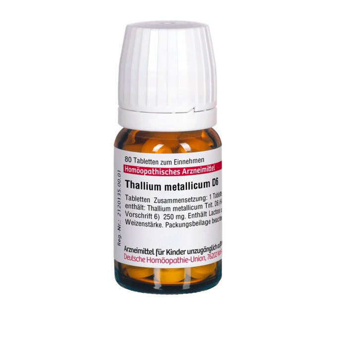 Thallium metallicum D6 DHU Tabletten, 80 pcs. Tablets