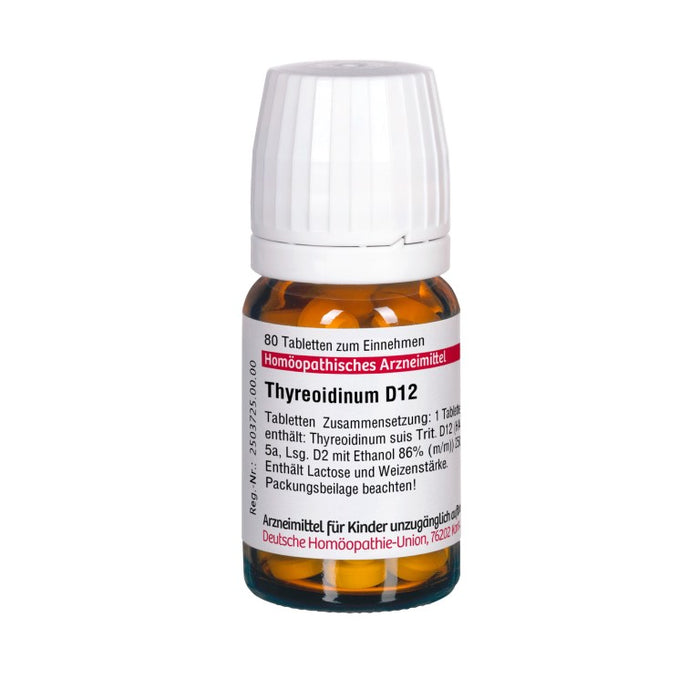 Thyreoidinum D12 DHU Tabletten, 80 pcs. Tablets