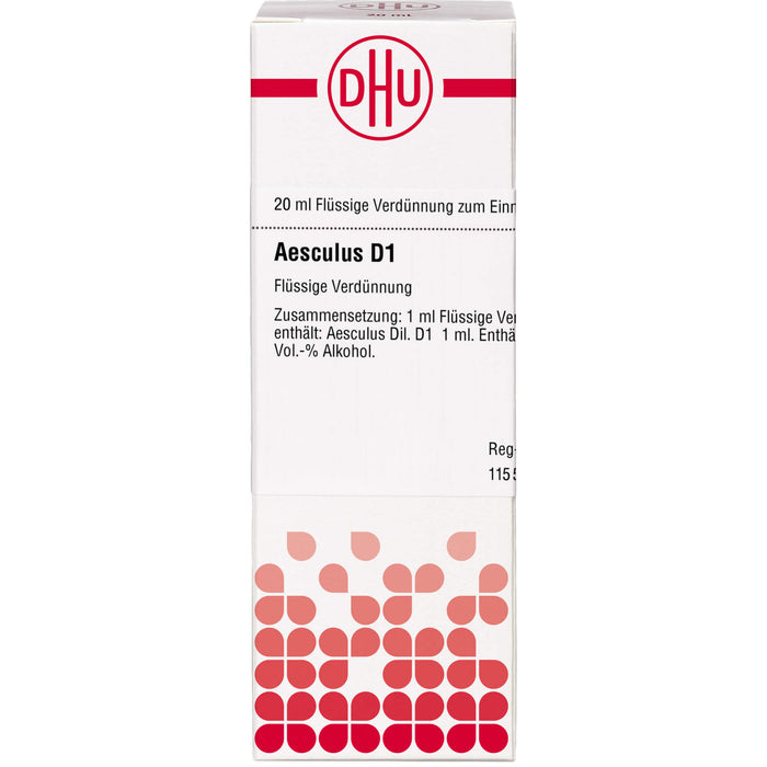 Aesculus D1 DHU Dilution, 20 ml Lösung
